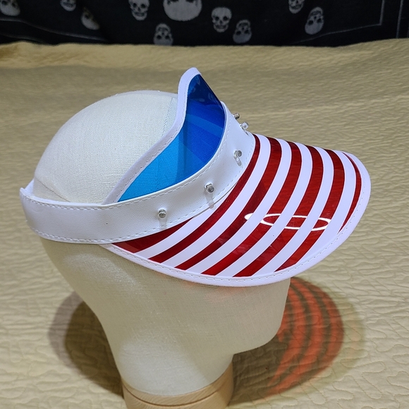 Retro Patriotic LED Sun Visor - Picture 6 of 8